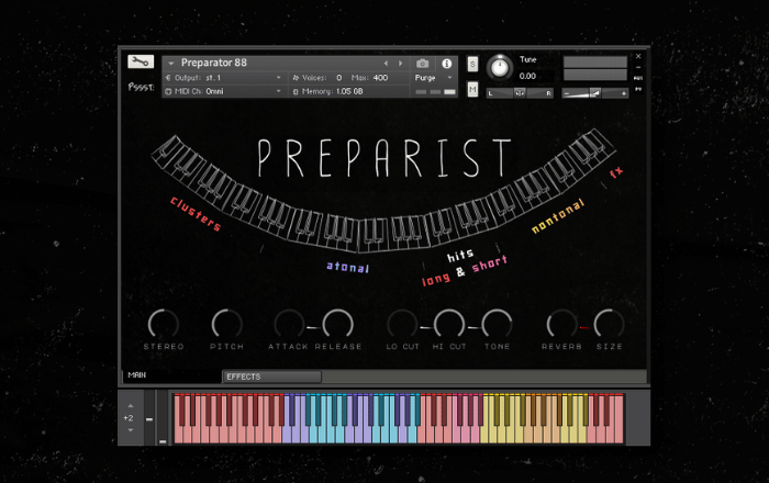 Preparist: Piano Percussion by Pssst Instruments