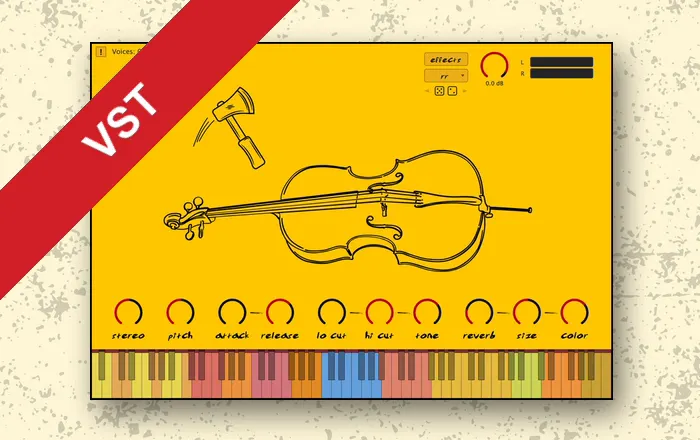 Prepared Cello VST plugin - Preparist
